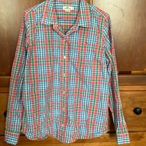 Vineyard vines men’s size 12 button up plaid shirt